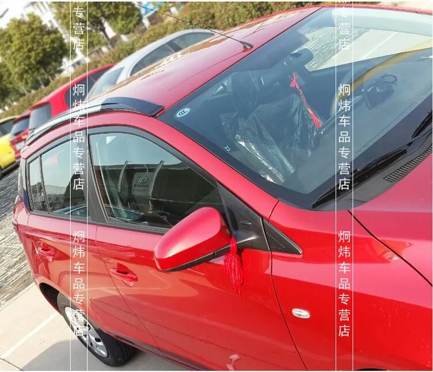 Для Toyota Yaris L 2013 багажник на крышу, рейлинги для багажника, стойки для багажника, коробки для рельсов из алюминиевого сплава