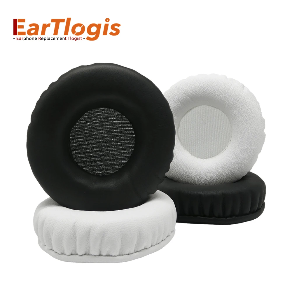 EarTlogis Replacement Ear Pads for JVC HA MR60X HAMR60X HA MR60X Headset Parts Earmuff Cover Cushion Cups pillow