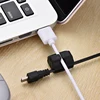 Desktop Cable Organizer USB Clips Desktop Silicone Wire Manager Cord Holder Management for Data Line Headphone Earphone  ► Photo 3/6