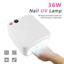 С заменой u-образной ламповой трубки 36 Вт УФ-лампы для сушки ногтей, белая УФ-лампа для отверждения ногтей, инструменты для дизайна ногтей