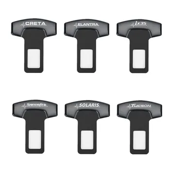 

for Solaris ix35 i20 i30 i40 HYUNDAI Tucson CRETA Santa fe Car Belt Buckles Car Seat Safty Belt Alarm Canceler Stopper 2pcs