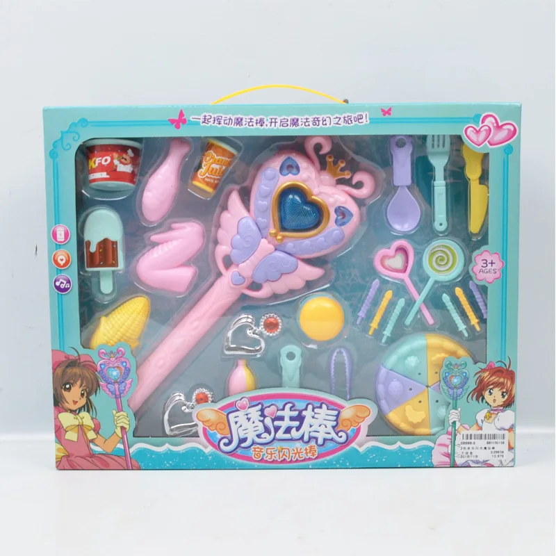 

Flash Light Up Magic Wand Music Girl Play House Toy Pretend Fairy Princess Kids Best Birthday Gifts