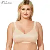 DELIMIRA Women's Lace Wireless Smooth Bra Minimiser Plus Size Unlined Comfort ► Photo 1/6