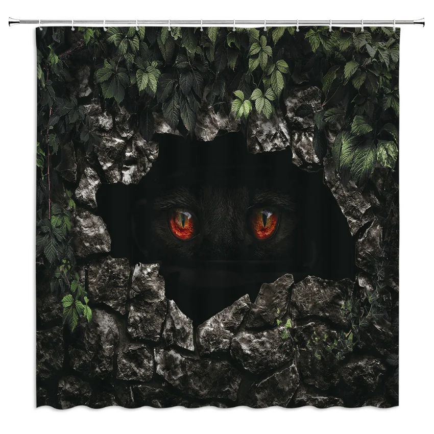 Elephant Dog Shark Bathroom Shower Curtains Animal Bath Curtain Waterproof Polyester Cloth 3d Printed Screen Home Decor | Дом и сад