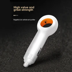 Purificador de aire portátil para coche, Mini purificador iónico de aire fresco para vehículo, barra de oxígeno, ionizador de ozono, anión, accesorios interiores