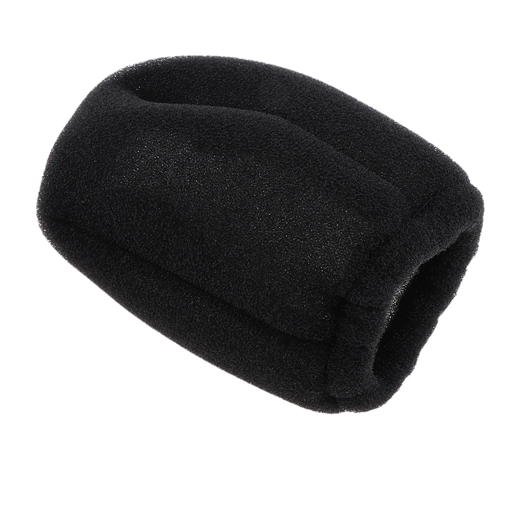 Black Sponge Professional Universal Hair Diffuser Attachment Sock,Pack 2