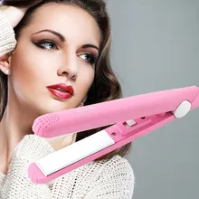 Мини-щипцы для завивки волос, инструменты для укладки волос, дорожные щипцы для выпрямления волос, портативные милые утюги для завивки волос C40012