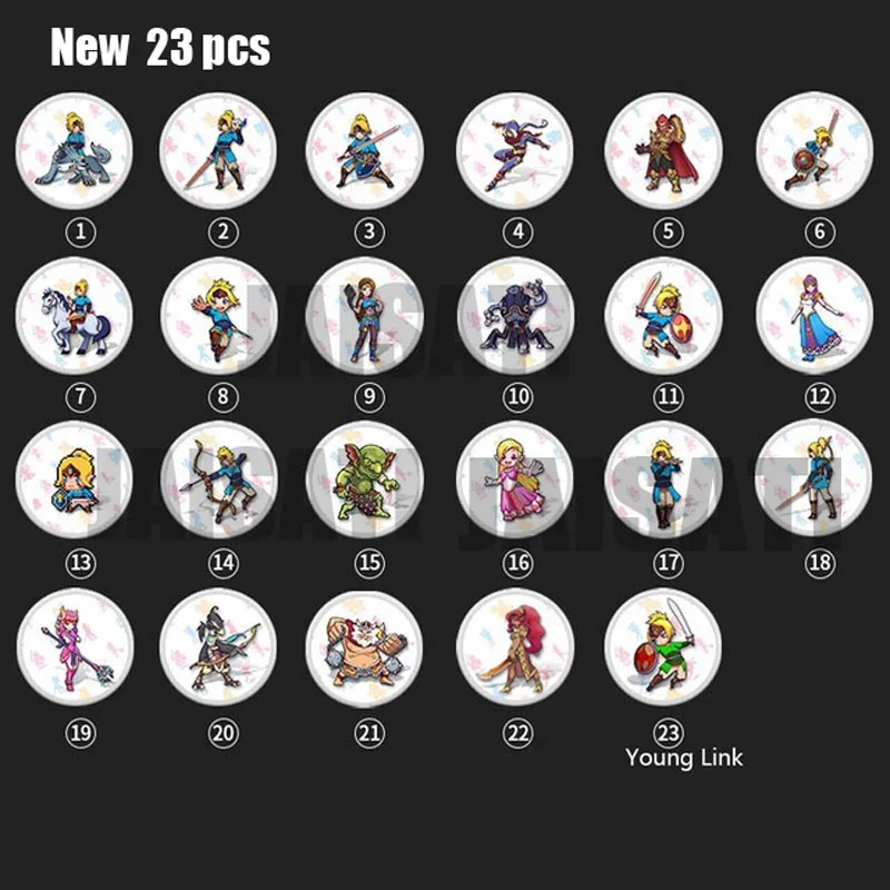 23 circle zelda card Последние данные Ntag215 печатных NFC карты написаны Tagmo работы для NS переключатель игры - Цвет: 23 circle zelda card