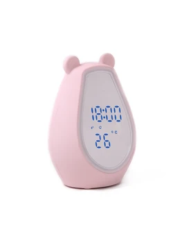 

Music Cartoon Multifunctional LED Mirror alarm clock simple weather station color digital clock living room alarm clocks II50NZ
