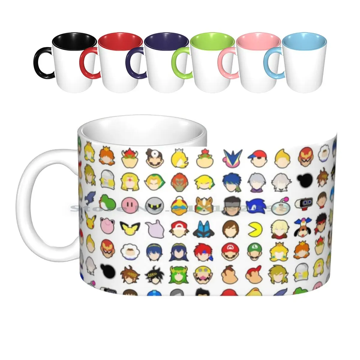 Super Smash Bros Ultimate Stock Icone Tazze In Ceramica Tazze Da Caffè Tazza Da Tè Al Latte Super Smash Bros Super Smash Bros Ultimate Smash