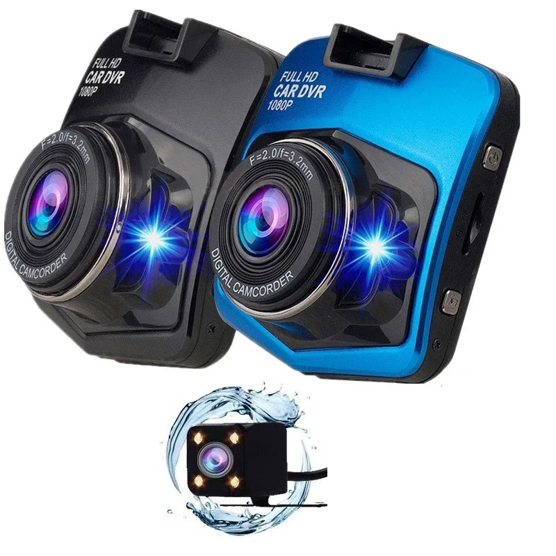 Aliexpress Amazon Cross Border Electric поставщик для щит 2,4-дюймовый двойной объектив HD Автомобильный видеорегистратор обратное изображение