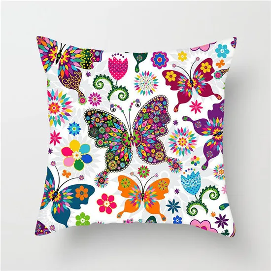 Fuwatacchi романтическая подушка с бабочкой Чехлы мягкая декоративная наволочка для дивана домашнее украшение для стула наволочки с бабочками Новинка - Цвет: PC04900