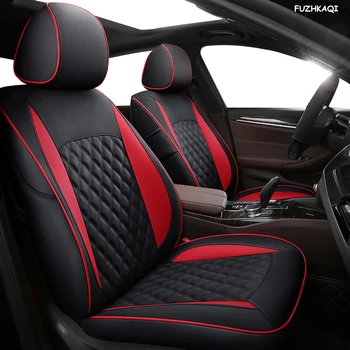 

FUZHKAQI Custom Leather car seat covers set For Mercedes-Benz Viano GLK GLA GL CLA CLS CLK SLK GLE GLS GLC Vito car seats