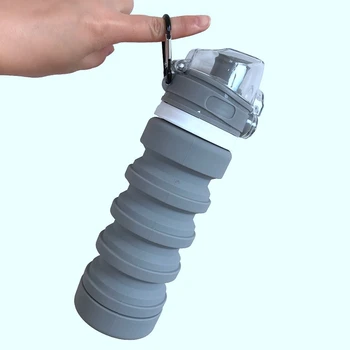 

500Ml Collapsible Water Bottle Camping Travel Water Bottle Sports Water Bottle Mountain Climbing Portable Water Bottle
