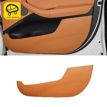 Carманго для BMW X3 G01 автомобильный защитный чехол для двери, кожаный чехол, авто анти-удар, анти-Грязная накладка декоративная, аксессуары для интерьера