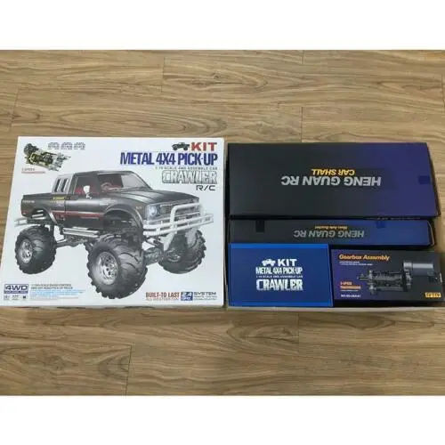 HG P407 1/10 RC пикап 4*4 ралли серии гоночный гусеничный комплект шасси коробка передач