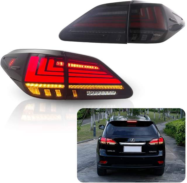 LED Tail Lights For Lexus RX350 RX450 20092015 With Start Up Animation