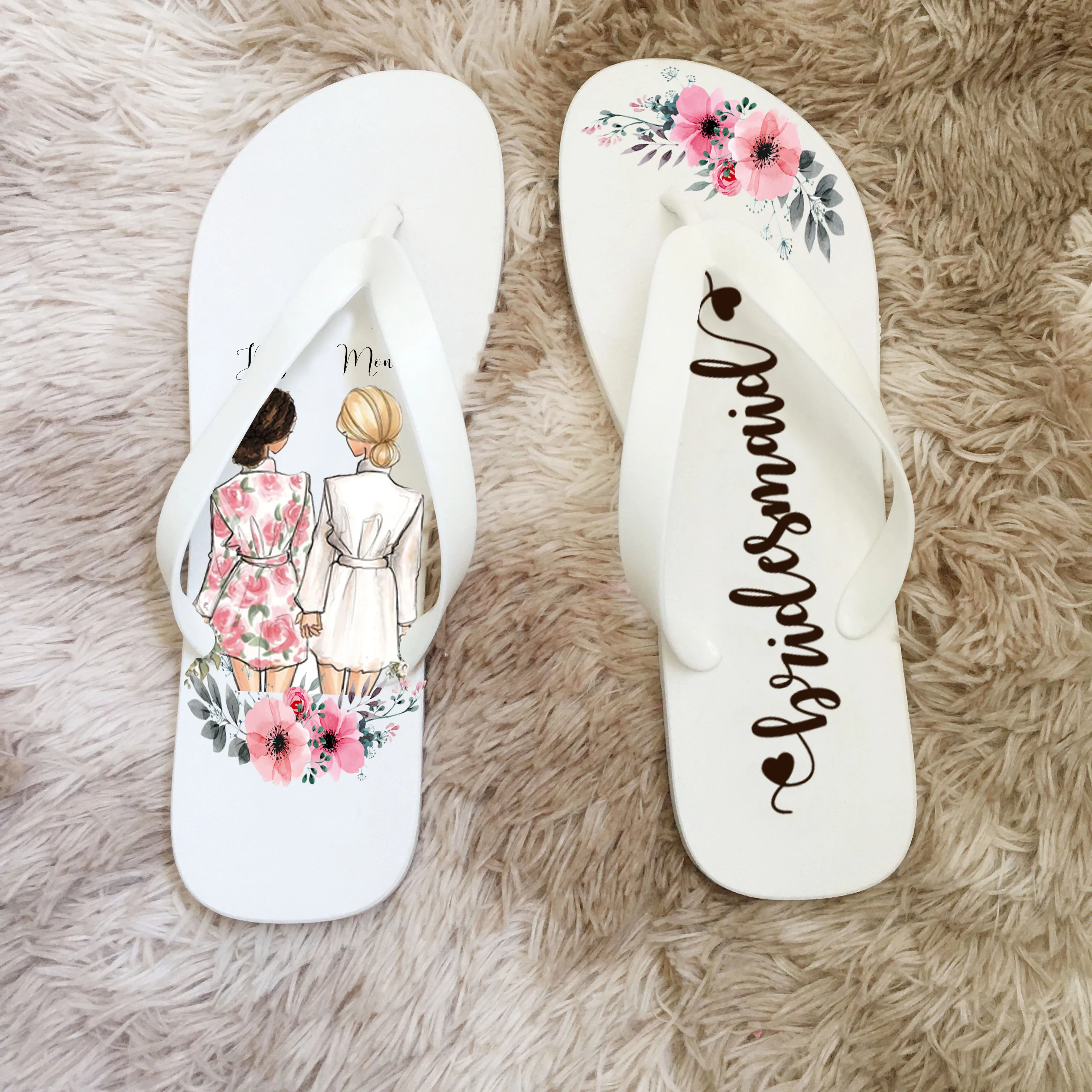 Boda Sandalias Personalizadas Chanclas Personalizadas Para Xv