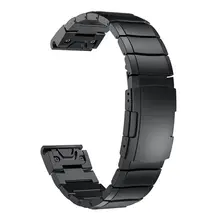 22MM 22MM Stainless Steel Watch Band Quick Release Wrist Strap Replacement for Garmin Fenix 5/Forerunner 935/Aproach S60 Smart