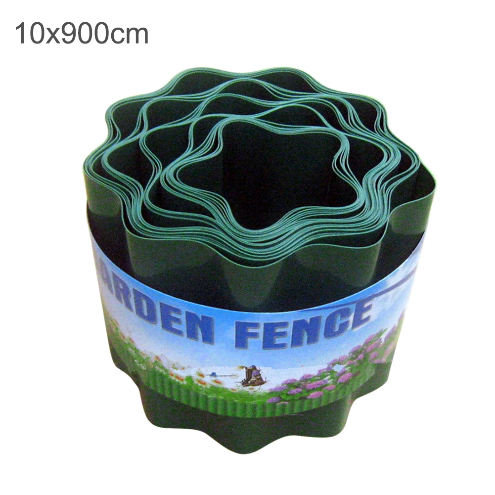 

Garden Decorative Lawn Edging DIY Fence Flower Protect Easy Installation Path Courtyard Flexible Grass Wall Ripple Shape Durable