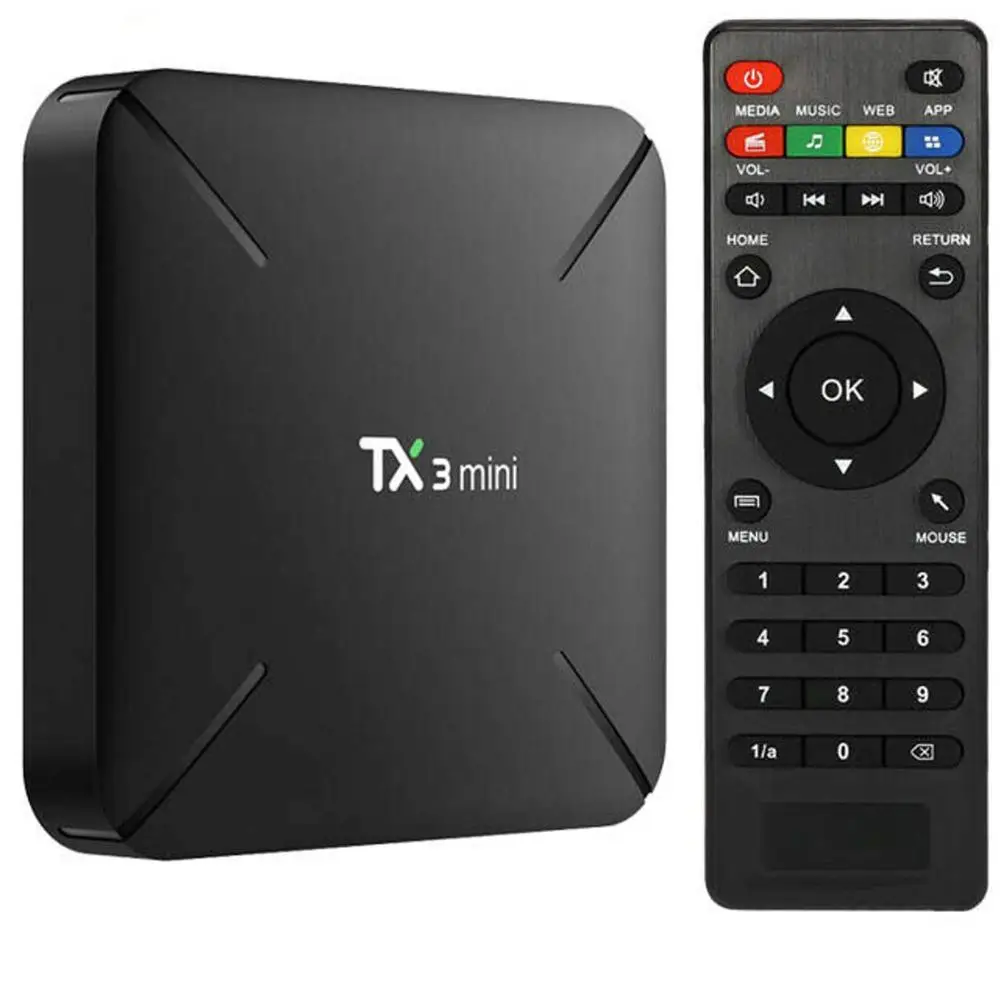 Мини-чипсет ACEMAX TX3 Android 7 1 2 + 16 ГБ UHD 4K 3D | Электроника