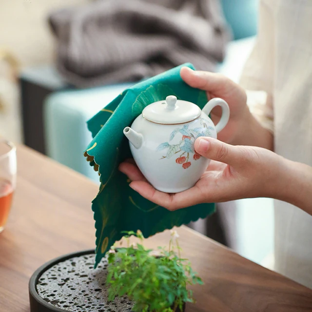 Kiváló Minőségű Tea Törölközőszövet Abszorbens Kung Fu Törölközők, Edény Teaasztal, Mop, Tea-, Tiszta Pamut - Image 6