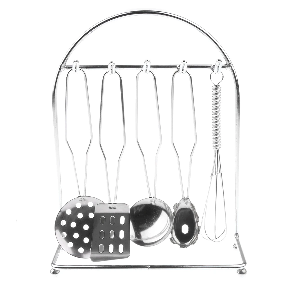 Kids Kitchen Utensil Playset A (6pcs, Stainless Steel) for Children Pretend Play Chef Cooking Kids Kitchen Utensil Playset A (6pcs, Stainless Steel) for Children Pretend Play Chef Cooking