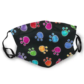 

Puppy Paws Double-sided printed dustproof and windproof mask, can be cleaned and reused, suitable for outdoor sports