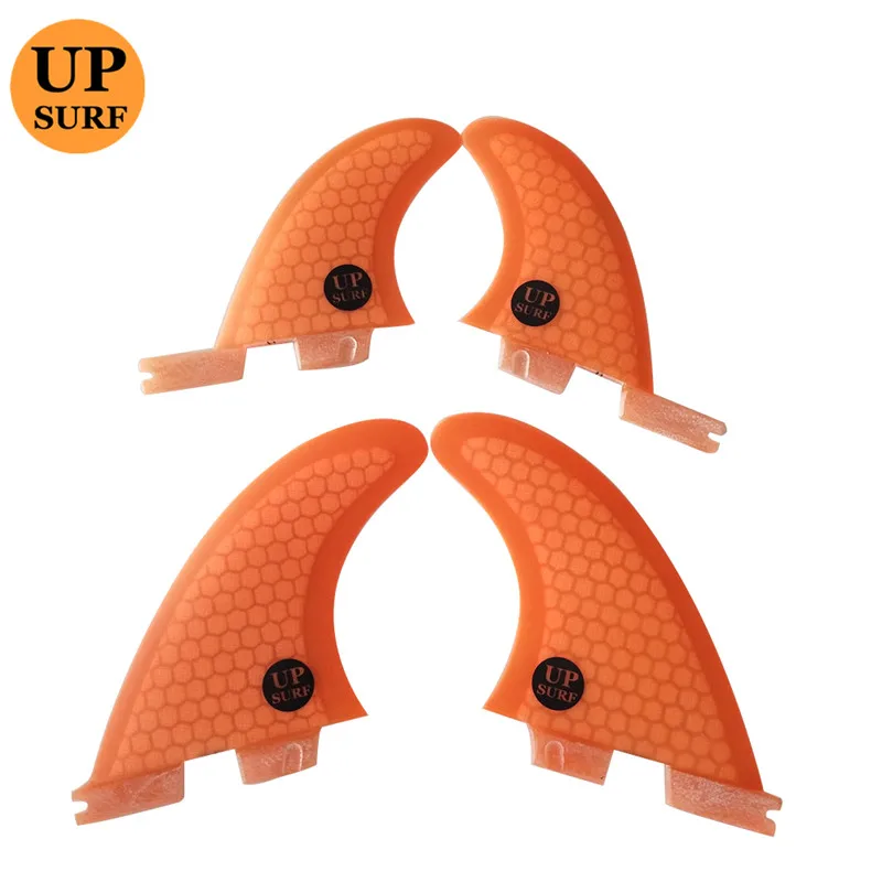 

Surf FCS2 G5+GL Fin Honeycomb Fibreglass Surfboard Fins Quilhas Fins FCSii quad sets quad fins