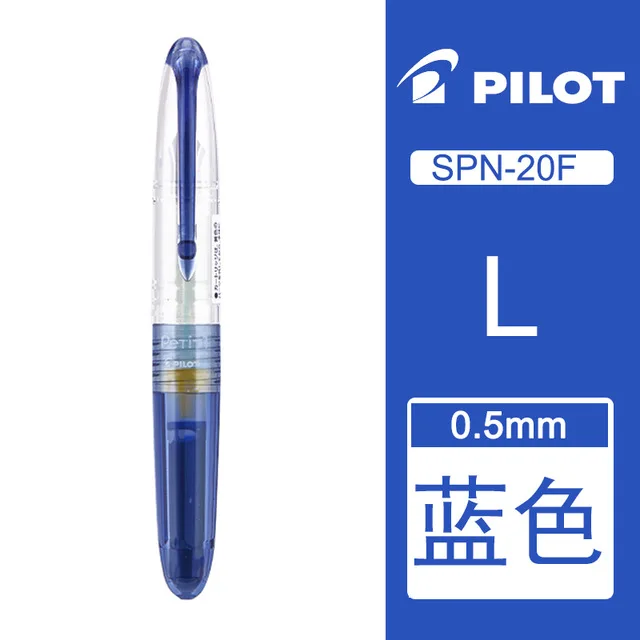 blue 1Pcs Пилот мини жизненную силу перьевые ручки отлично чернильная ручка NIB цветной прозрачной обуви Wrting поставки SPN-20F Высокое качество канцелярских принадлежностей 1 шт - Цвет: blue 1Pcs