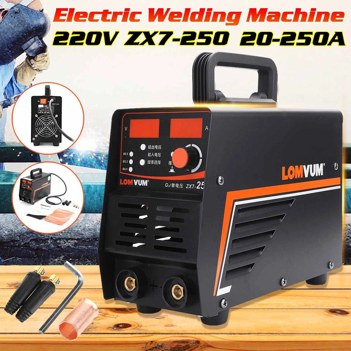 

220V 7KW Welding Machine Electric Stick Welding DC Inverter IGBT Welding Machine Tools