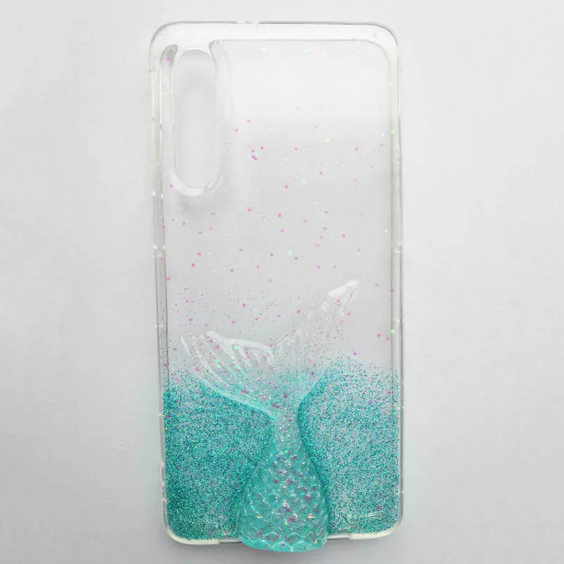 Cases For Samsung Galaxy A10 A20 A30 A40 A50 A60 A70 M10 M20 coque glitter 3D Dreamy mermaid soft silicone phone bag Capa fundas |