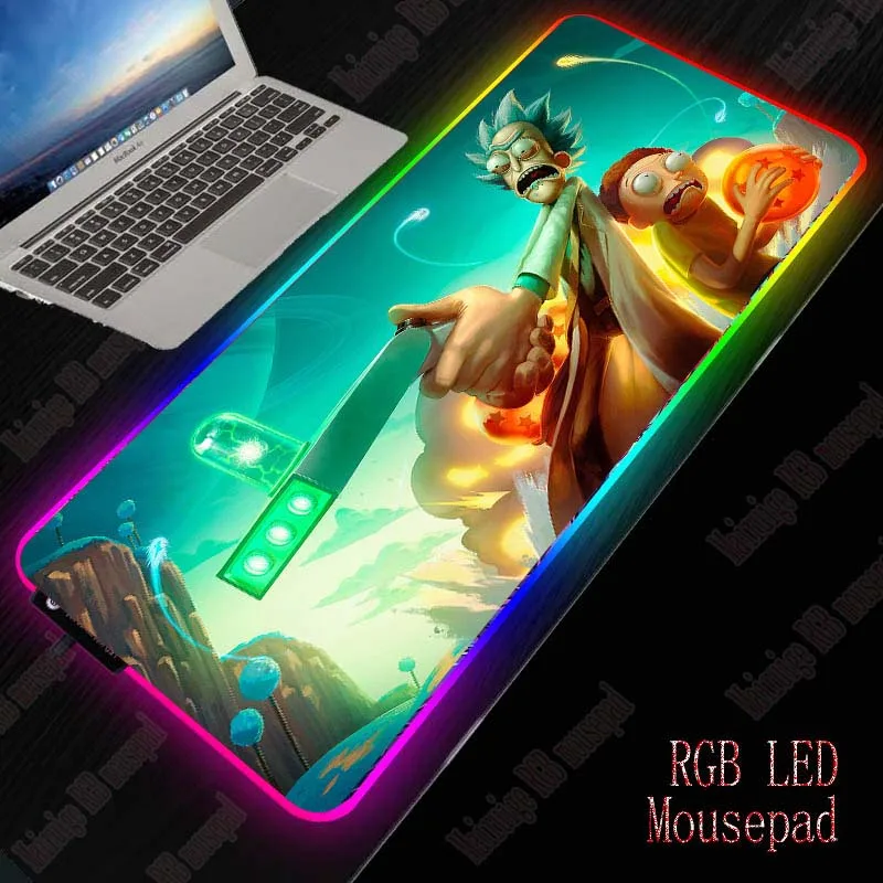 XGZ игровой RGB большой коврик для мыши геймер большой коврик для мыши компьютерный Коврик Для Мыши Led подсветка клавиатура настольный коврик для CSGO Монстр стиль