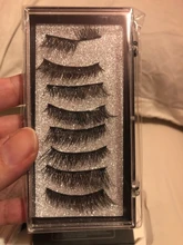 Pestañas postizas magnéticas 3D, 5 imanes, 8 Uds., duraderas, hechas a mano, de visón Artificial Natural, con pinzas