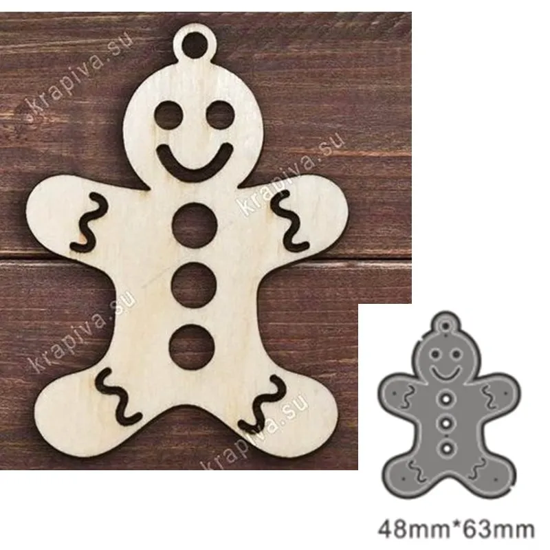 

metal cutting dies cut die mold gingerbread Man decoration Scrapbook paper craft knife mould blade punch stencils dies