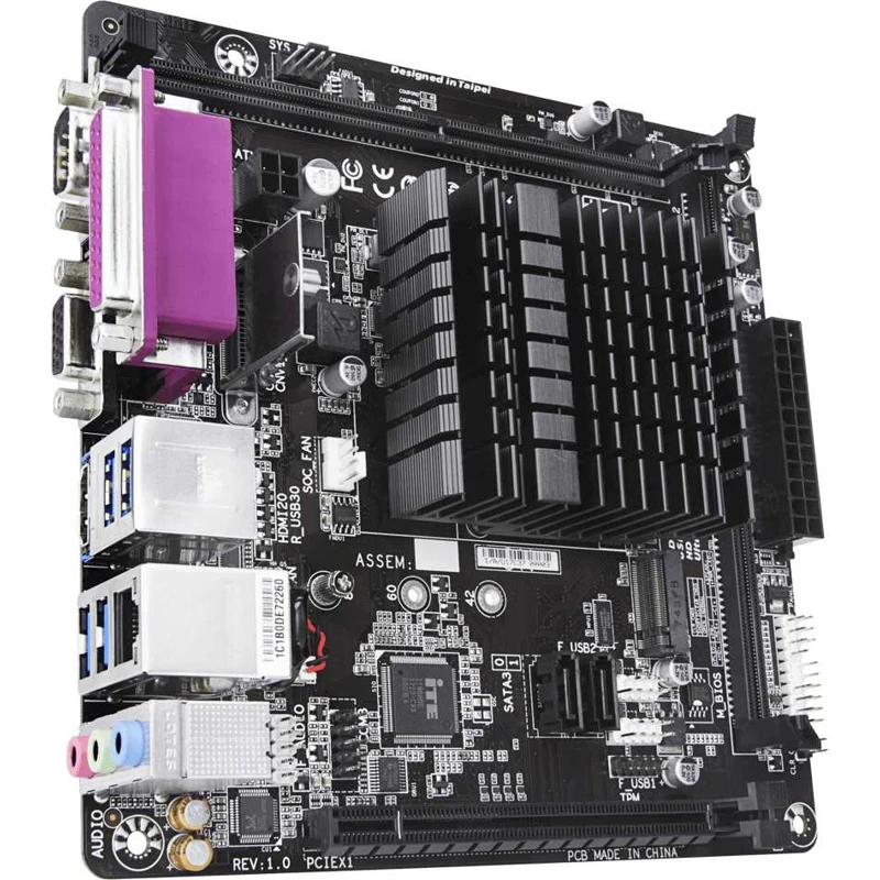 Материнская плата Gigabyte J4005N D2P 2xDDR4 mini-ITX AC`97 8ch(7.1) GbLAN+VGA+HDMI
