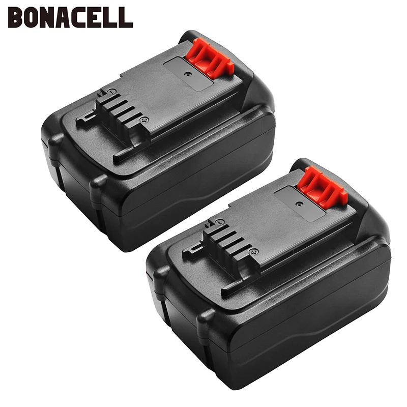 Аккумулятор bonacel Li Ion LB20 20 в 6 0 Ач для Black & Decker LBXR20 LBX20 ASL186K BDCDMT120 CHH2220 LD3K220 LPP120 LST120