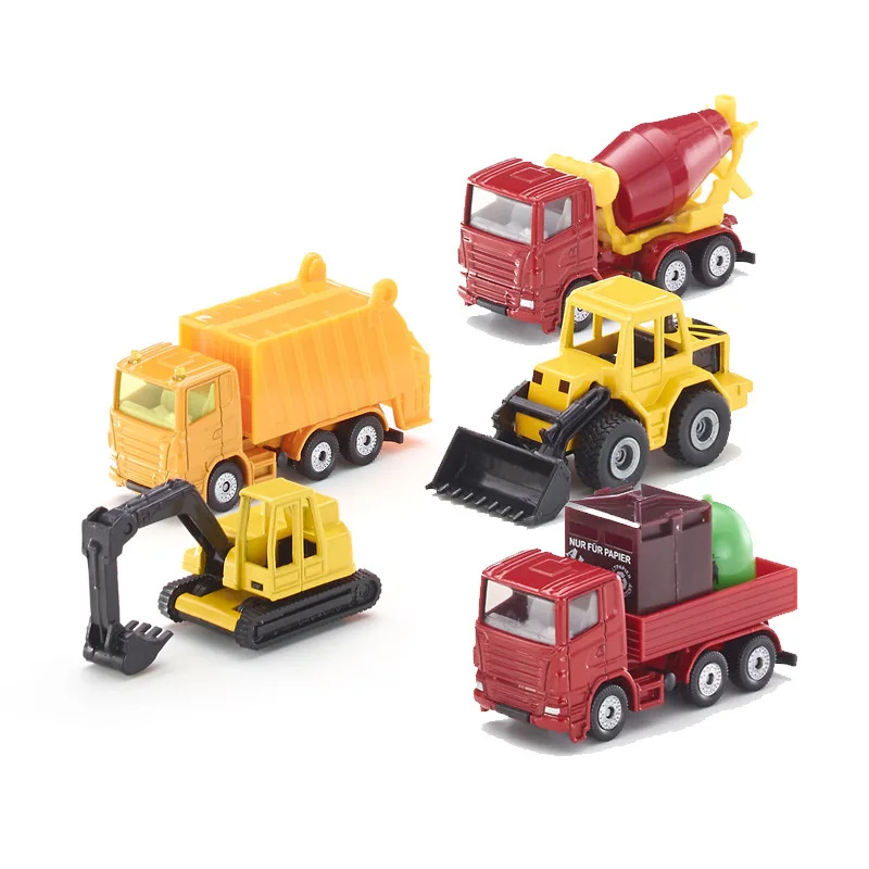 

Germany Engineering Vehicle Alloy Toy 6283 Model Set Model Small Car Finished Product Children Collection Effective