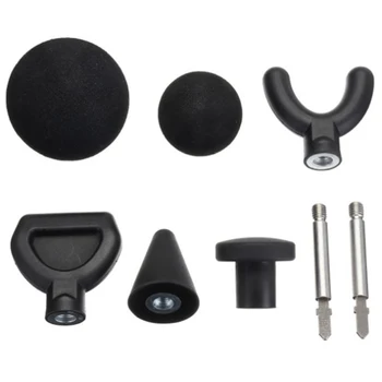 

6pcs Massager Body Shoulder Neck Tool Therapy Relieve Pain Relief Jigsaw Adapter Attachment Muscle Massage EVA Back