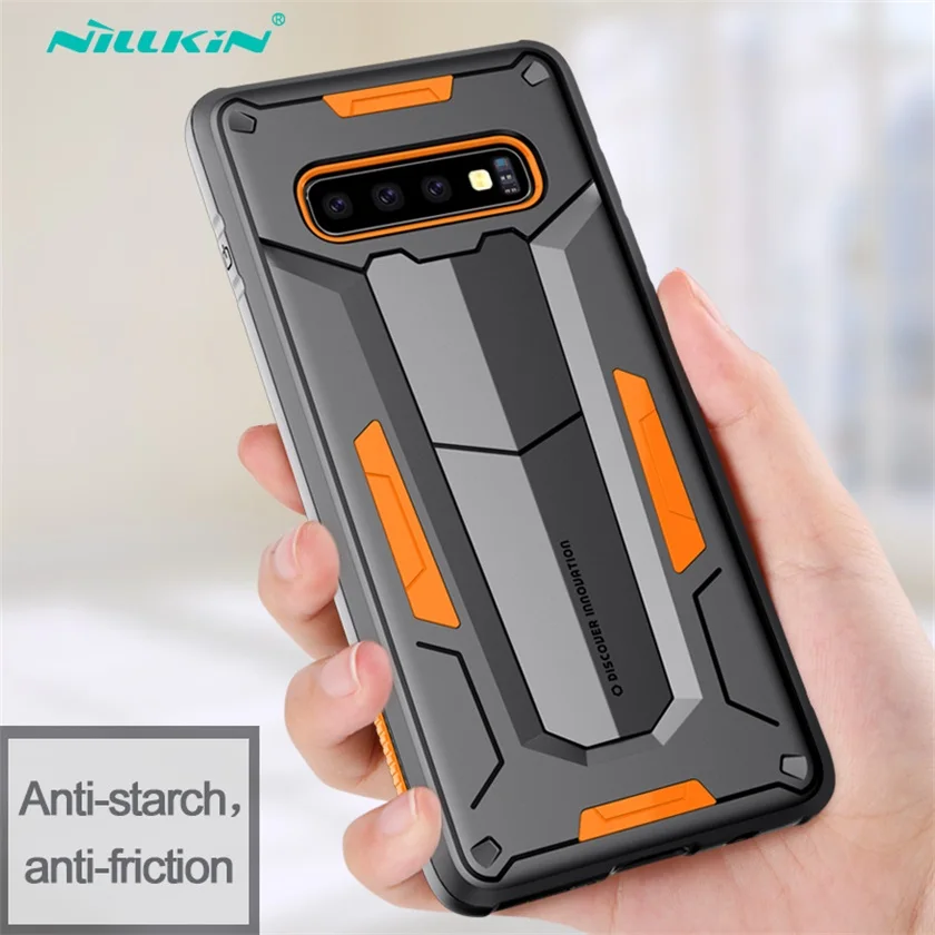 Для samsung Galaxy S10 S10 Plus чехол Nillkin Defender 2 TPU+ PC Armor противоударный чехол для телефона для samsung S10+ Plus - Цвет: Orange