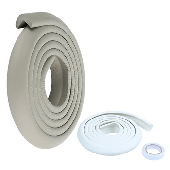 

2 Pcs 2M Children Protection Table Guard Strip Baby Safety Products Glass Edge Furniture Horror Crash Bar Corner Foam Bumper Col