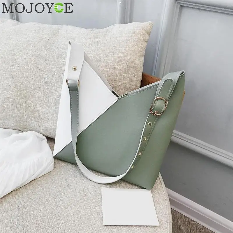 

PU Leather Bucket Bags For Women 2019 Summer Crossbody Bags Lady Shoulder Messenger Bag Female Travel Handbags