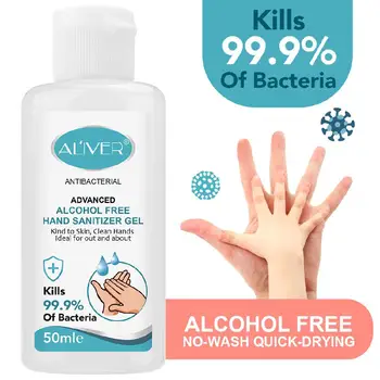 

50ml Hand Soap Hand Sanitizer Gel Antibacterial Rinse Free Portable Disinfectant Hand Cleaner
