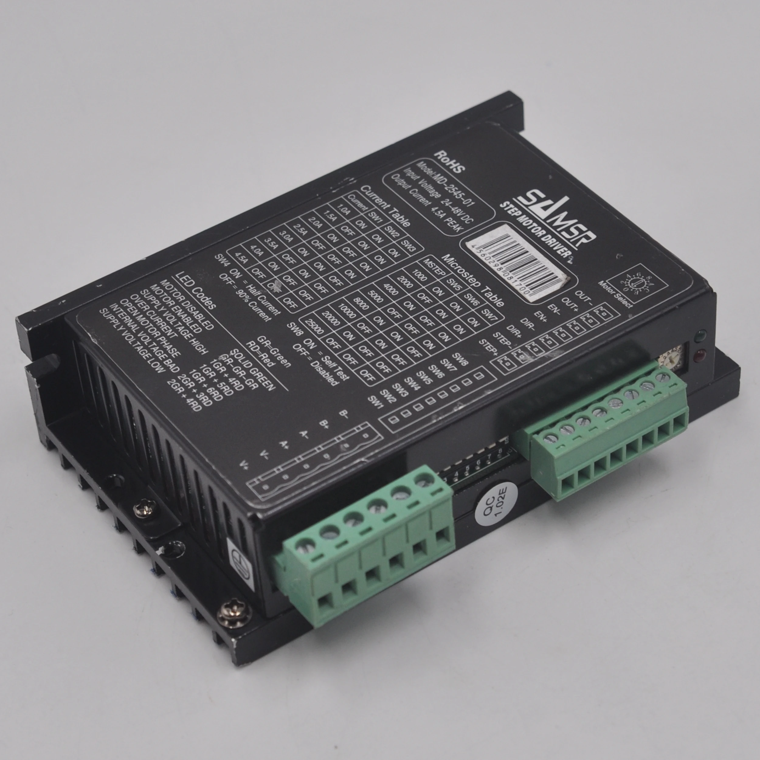 

SAMSR MD-2545-01 stepper driver