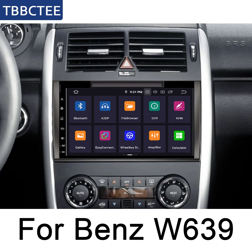 Автомагнитола для Mercedes Benz W639 2003 ~ 2012 NTG мультимедийный плеер GPS навигация Android