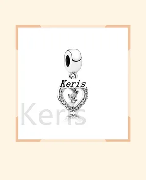 

100% 925 silver sterling 1:1 791565cz love tinkerbell hanging charm jewels the original free shipping form