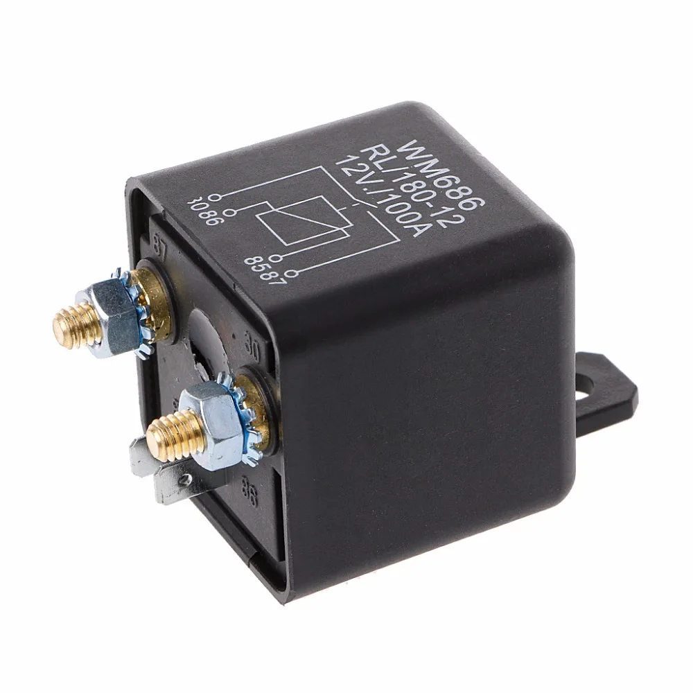 DC 12 В 100Amp пусковое реле 4Pin сверхмощный переключатель включения/выключения разделение зарядки реле для авто
