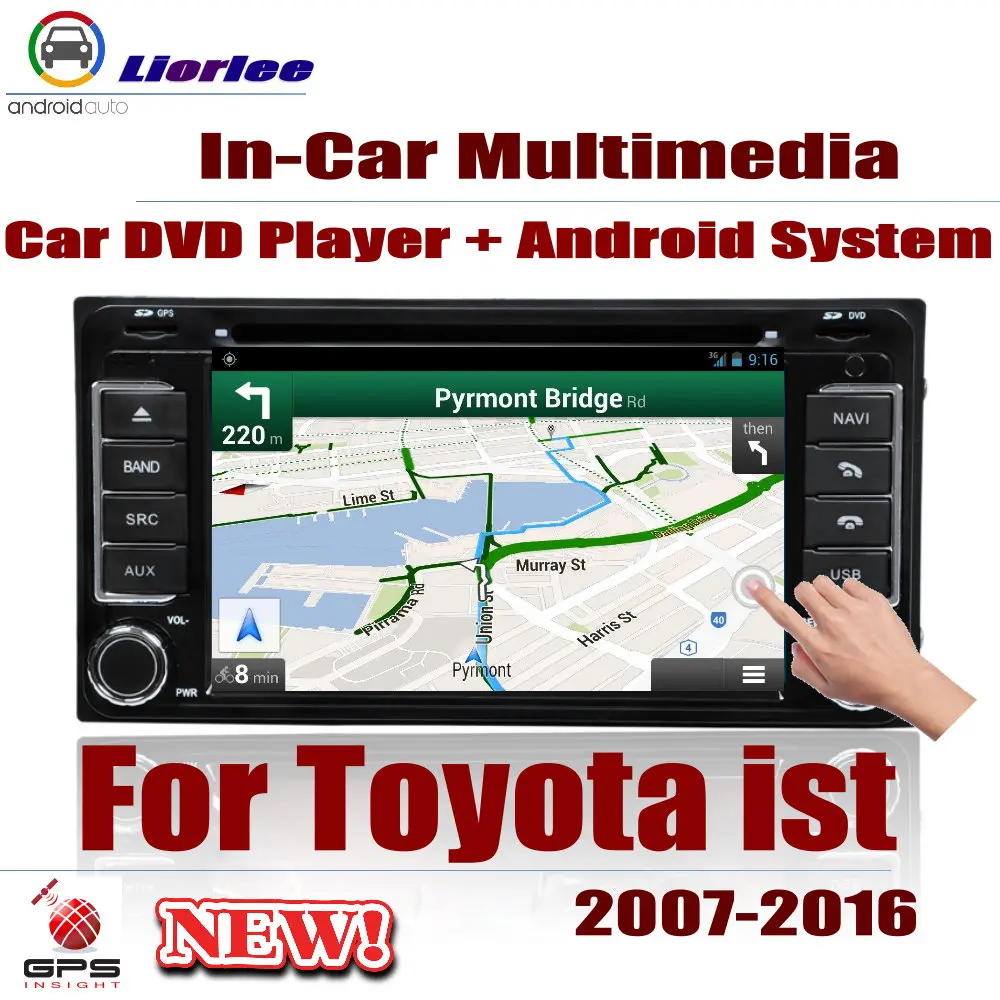 Автомобильный DVD-плеер для Toyota ist / Urban Cruiser/Scion xD 2007-2016 экран GPS-навигация система