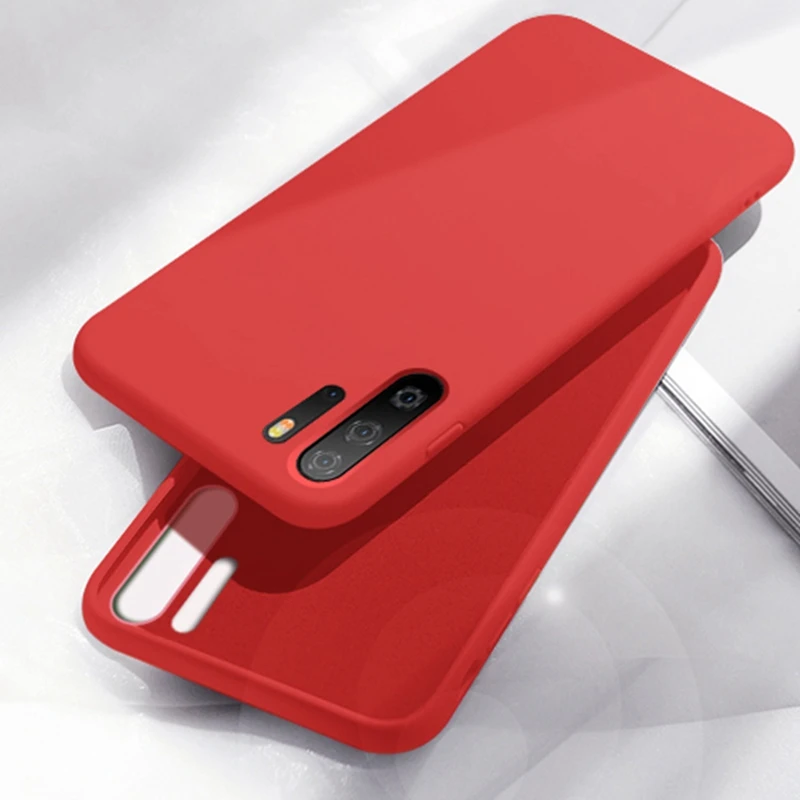 Soft Case For Huawei P Smart Plus Z P30 P20 Lite Honor 10 10i 20 Nova 3 3i 5 5i Mate 30 Pro Original Liquid Silicone Cover