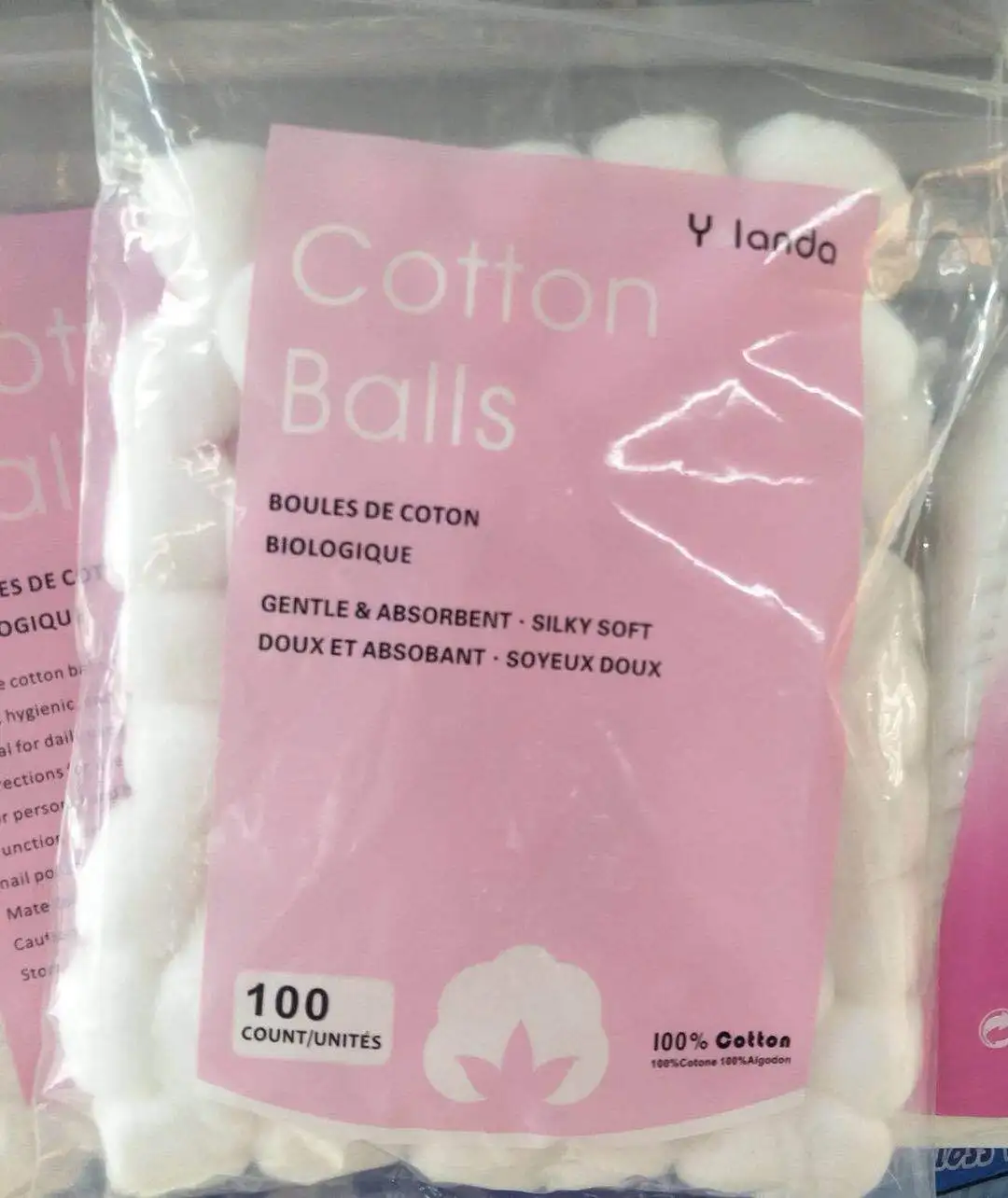 Manufacturers Direct Selling about 100 Tablets White Cotton Ball Pure Cotton Makeup Remover Cotton Wool Roll Disinfection Cotton